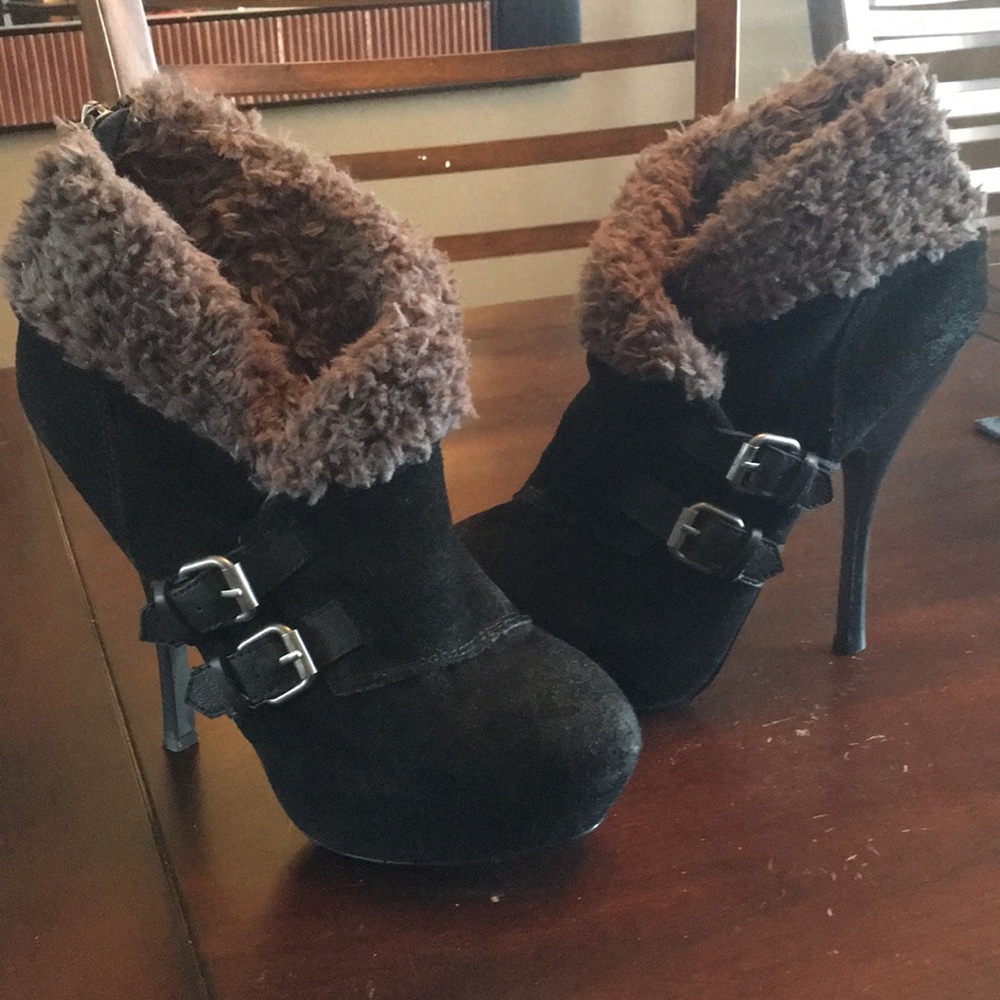 Bakers fur trimmed bootie